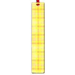 Yellow Sun Plaid Large Book Marks by snowwhitegirl