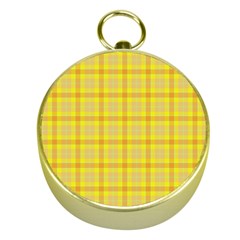 Yellow Sun Plaid Gold Compasses by snowwhitegirl