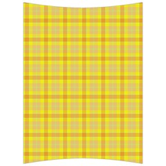 Yellow Sun Plaid Back Support Cushion by snowwhitegirl