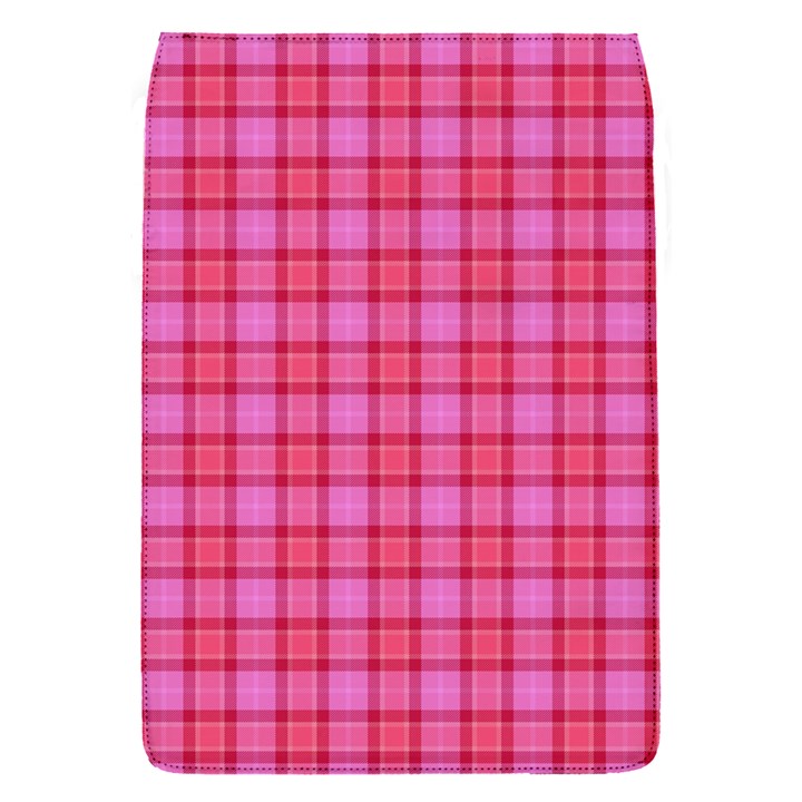 Valentine Pink Red Plaid Removable Flap Cover (S)