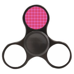 Valentine Pink Red Plaid Finger Spinner