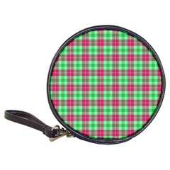 Pink Green Plaid Classic 20-cd Wallets by snowwhitegirl