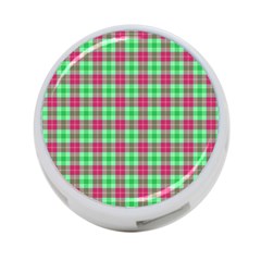 Pink Green Plaid 4-port Usb Hub (two Sides) by snowwhitegirl