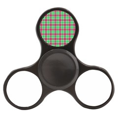 Pink Green Plaid Finger Spinner