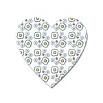 Eggs White Heart Magnet Front