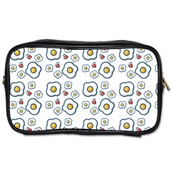 Eggs White Toiletries Bag (one Side) by snowwhitegirl