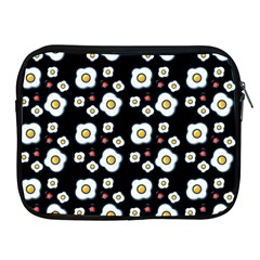 Eggs Black Apple Ipad 2/3/4 Zipper Cases by snowwhitegirl