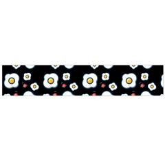 Eggs Black Large Flano Scarf  by snowwhitegirl