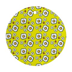 Eggs Yellow Ornament (round)