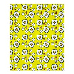 Eggs Yellow Shower Curtain 60  x 72  (Medium) 