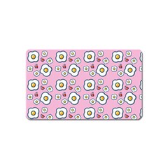 Eggs Pink Magnet (name Card) by snowwhitegirl