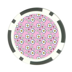 Eggs Pink Poker Chip Card Guard