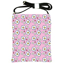 Eggs Pink Shoulder Sling Bag by snowwhitegirl