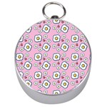 Eggs Pink Silver Compasses Front