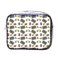 Fast Food White Mini Toiletries Bag (one Side) by snowwhitegirl