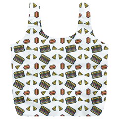 Fast Food White Full Print Recycle Bag (xl) by snowwhitegirl