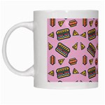 Fast Food Pink White Mugs Left