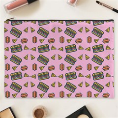 Fast Food Pink Cosmetic Bag (xxxl) by snowwhitegirl