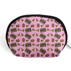 Fast Food Pink Accessory Pouch (medium) by snowwhitegirl