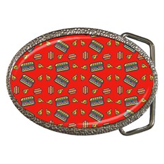 Fast Food Red Belt Buckles