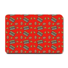 Fast Food Red Small Doormat  by snowwhitegirl