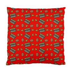 Fast Food Red Standard Cushion Case (one Side) by snowwhitegirl