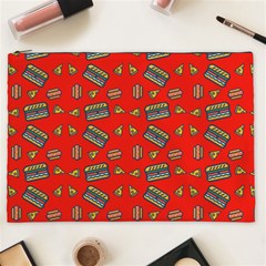 Fast Food Red Cosmetic Bag (xxl) by snowwhitegirl