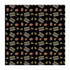 Fast Food Black Medium Glasses Cloth by snowwhitegirl