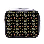 Fast Food Black Mini Toiletries Bag (One Side) Front