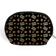 Fast Food Black Accessory Pouch (medium) by snowwhitegirl