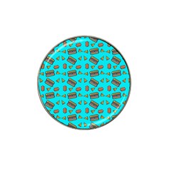 Fast Food Blue Hat Clip Ball Marker