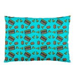 Fast Food Blue Pillow Case 26.62 x18.9  Pillow Case