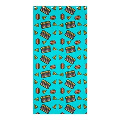 Fast Food Blue Shower Curtain 36  X 72  (stall)  by snowwhitegirl