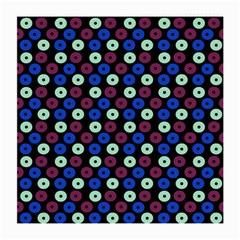 Eye Dots Blue Magenta Medium Glasses Cloth (2-side) by snowwhitegirl