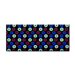 Eye Dots Blue Magenta Hand Towel by snowwhitegirl