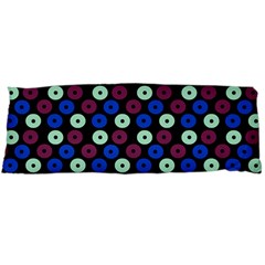 Eye Dots Blue Magenta Body Pillow Case (dakimakura) by snowwhitegirl