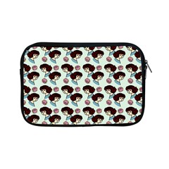 Redhead Girl Blue Apple Ipad Mini Zipper Cases by snowwhitegirl