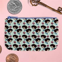 Redhead Girl Blue Large Coin Purse by snowwhitegirl