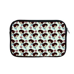 Redhead Girl Blue Apple Macbook Pro 13  Zipper Case by snowwhitegirl