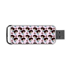 Redhead Girl Pink Portable Usb Flash (one Side) by snowwhitegirl