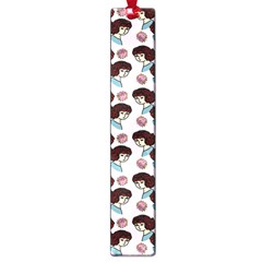 Redhead Girl Pink Large Book Marks by snowwhitegirl