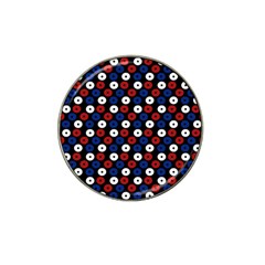 Eye Dots Red Blue Hat Clip Ball Marker