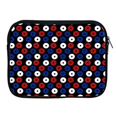 Eye Dots Red Blue Apple Ipad 2/3/4 Zipper Cases by snowwhitegirl