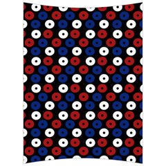 Eye Dots Red Blue Back Support Cushion by snowwhitegirl