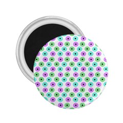 Eye Dots Green Violet 2 25  Magnets by snowwhitegirl