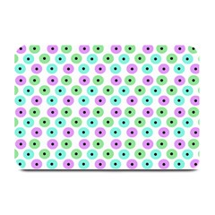 Eye Dots Green Violet Plate Mats by snowwhitegirl