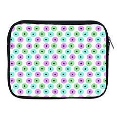 Eye Dots Green Violet Apple Ipad 2/3/4 Zipper Cases by snowwhitegirl