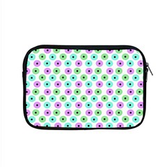 Eye Dots Green Violet Apple Macbook Pro 15  Zipper Case by snowwhitegirl