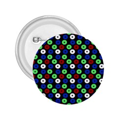 Eye Dots Green Blue Red 2 25  Buttons by snowwhitegirl