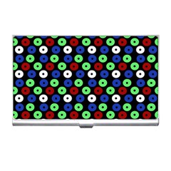 Eye Dots Green Blue Red Business Card Holders by snowwhitegirl